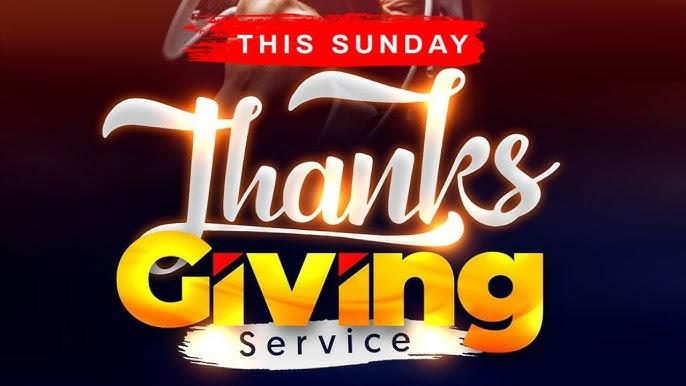 Thanksgiving Sunday Service